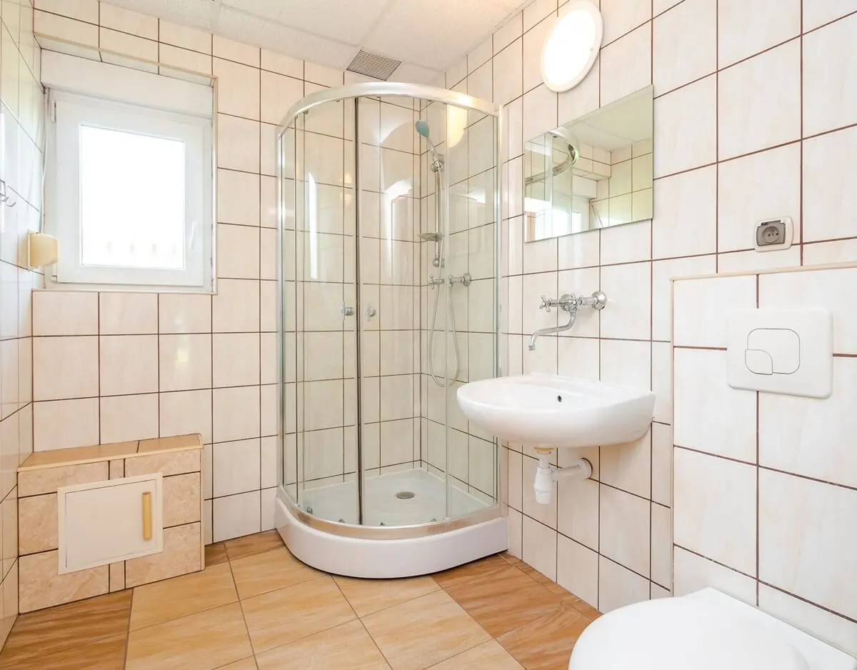 Łazienka w domku EL-DAR Bobolin